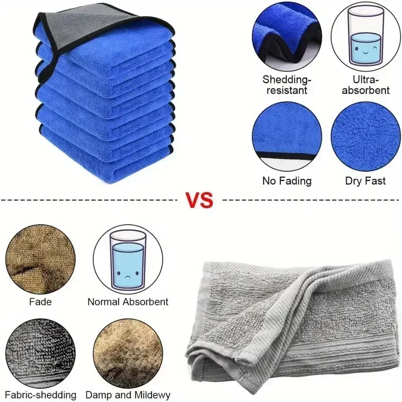 Microfiber Cleaning Towel Extr - Microfiber Towel Detailing recension och pris
