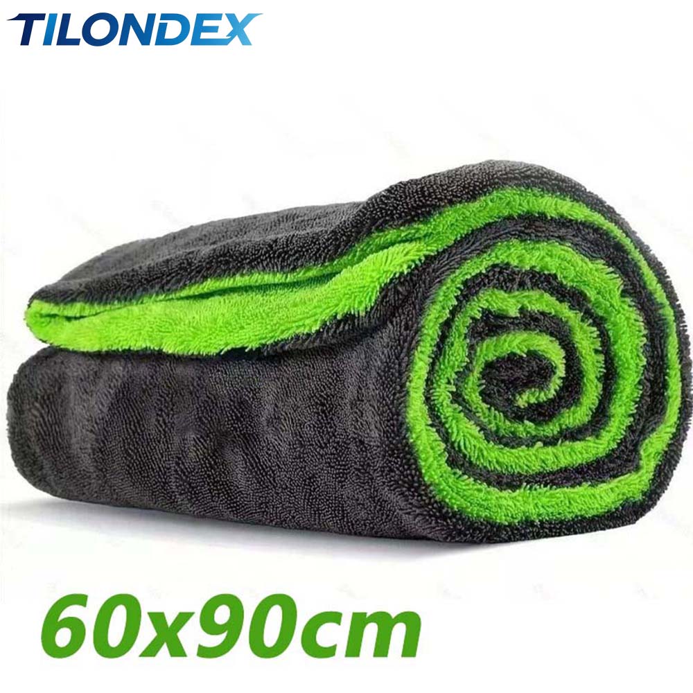 1PC 1000GSM Dual-Sided Microfi - Microfiber Towel Detailing recension och pris