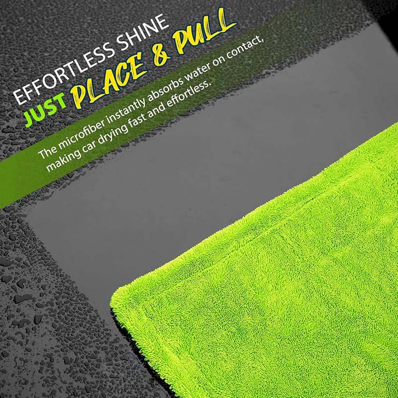 1PC 1000GSM Dual-Sided Microfi - Microfiber Towel Detailing recension och pris
